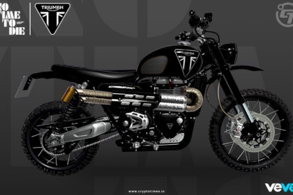James Bond Triumph Motorcycle NFT