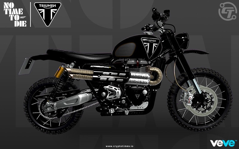 James Bond Triumph Motorcycle NFT
