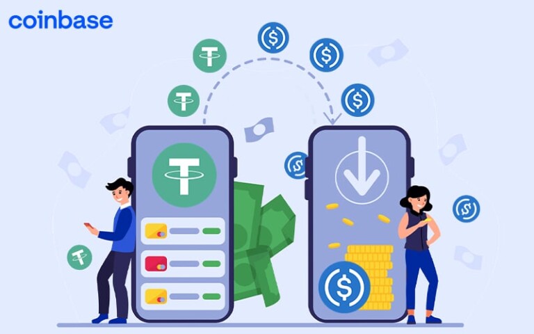 Coinbase encourages its Users to Swap from USDT to USDC