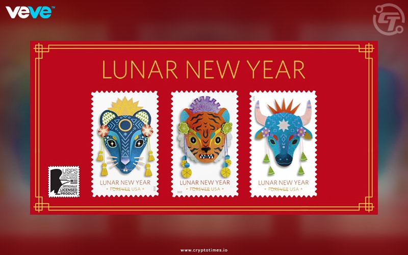 VeVe USPS Lunar New Year Stamp Art