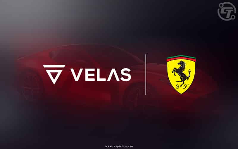 Blockchain Firm Velas Partnered with Ferrari, Might Enter into NFT Space