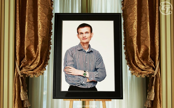 Unseen Portrait of Vitalik Buterin Auction as NFT