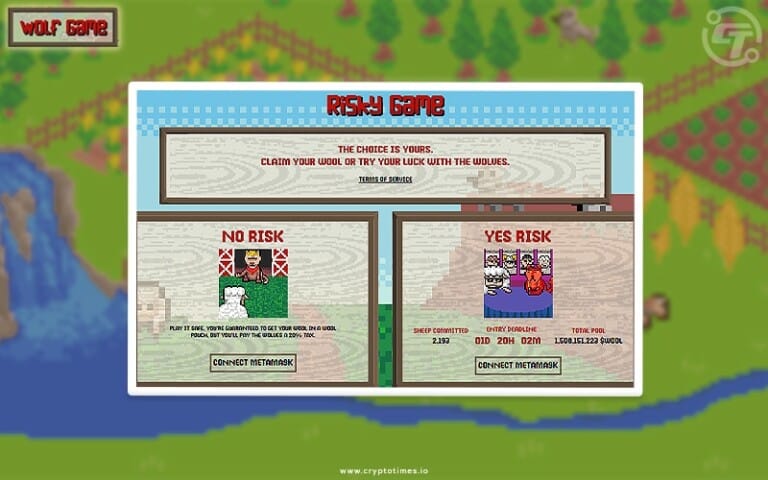 Wolf Game Distributes Wool Pouches Through Risky Game