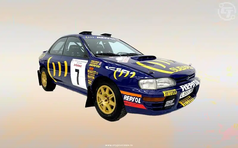 World Rally Championship Car Sold For $360K in Bitcoin