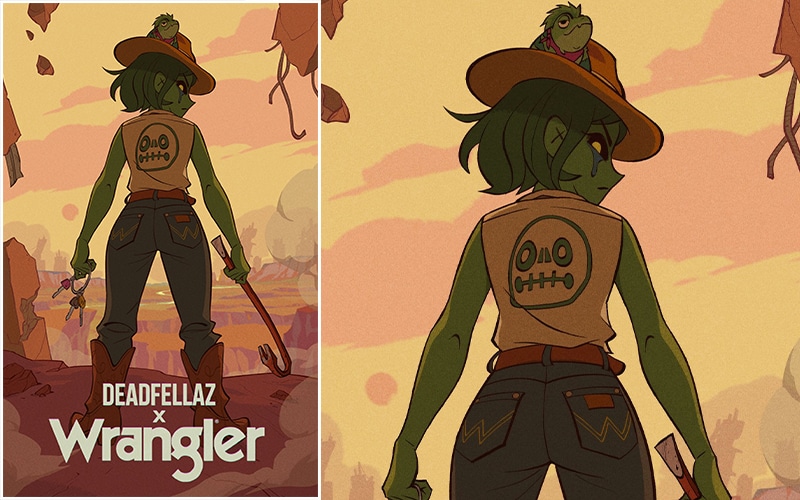 Wrangler Jeans ties up with Top NFT Project Deadfellaz