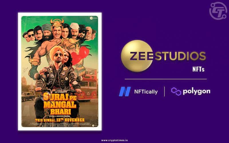 Zee Studios Team Up With NFTically to Launch Its NFT