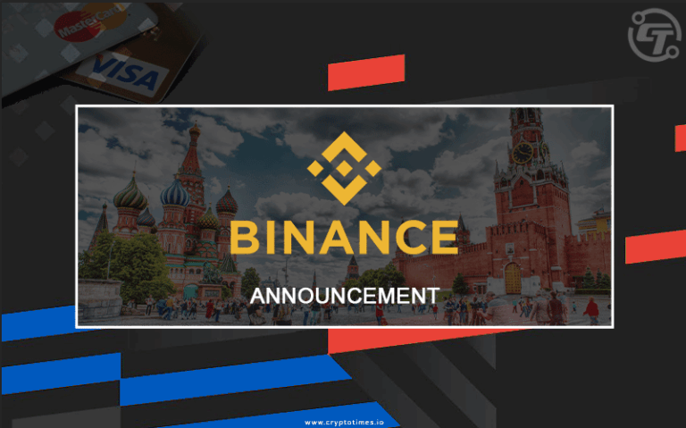 Binance Suspends Russian Mastercard and Visa Card Transactions