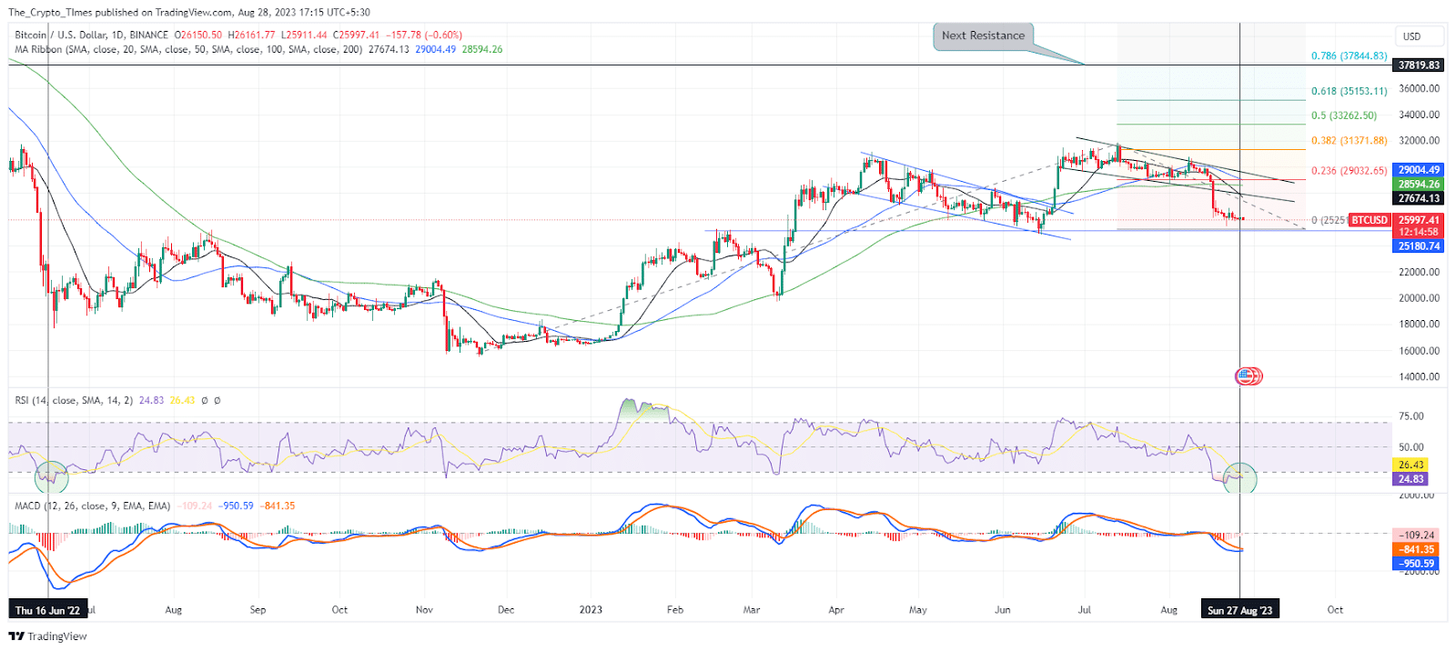 Bitcoin Daily Price Chart Analysis