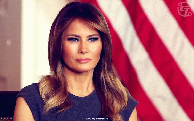Melania Trump'S 'Cobalt Blue Eyes' Painting Gets Launched As Nft