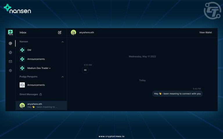 Nansen Web3 Messaging App