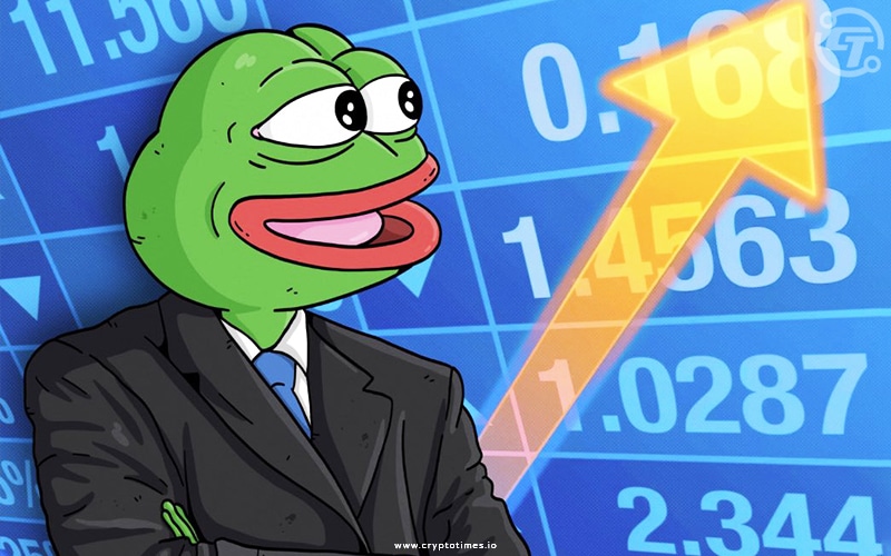 PEPE Coin Enters into Top 100 Coins with 2,000% Surge
