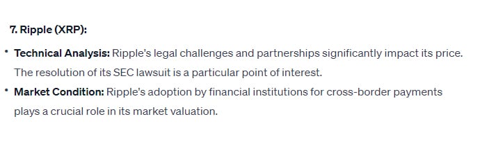 Chatgpt'S Prediction For Ripple (Xrp)