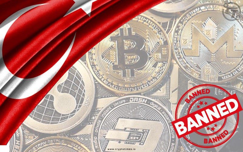 Turkey banned the use of cryptocurrencies