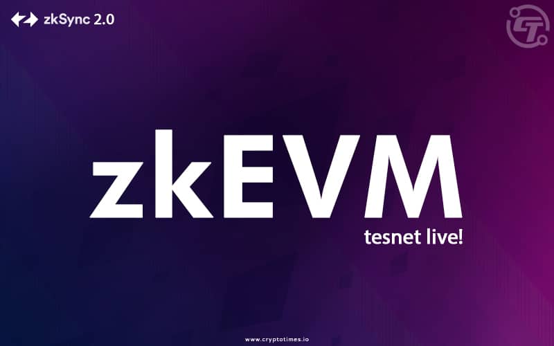 First Layer 2 EVM Compatible zkSync 2.0