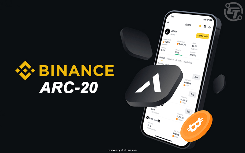 Binance Wallet Integrates Bitcoin Atomical ARC-20 Assets