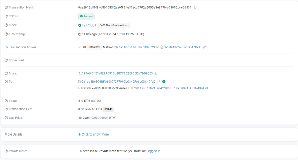 Pike Finance Ether exploit.