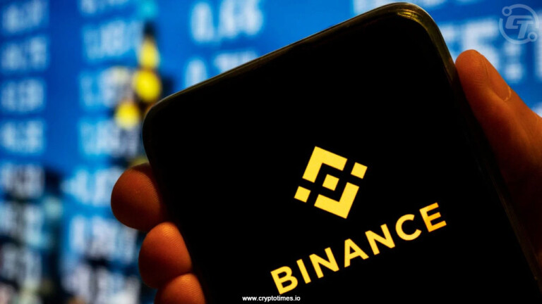 Binance logo in Mobile Device