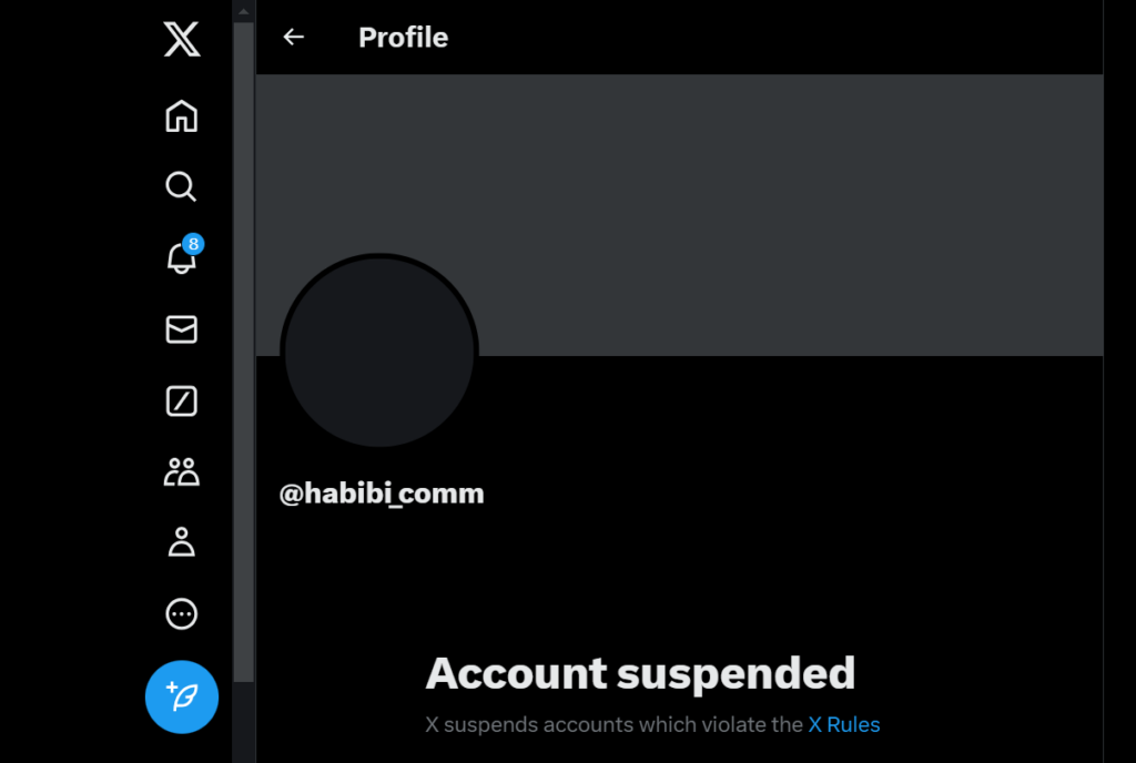 Social Media X Suspends Memecoin Promoter Sahil Arora 2 Sahil Arora X Account Suspended