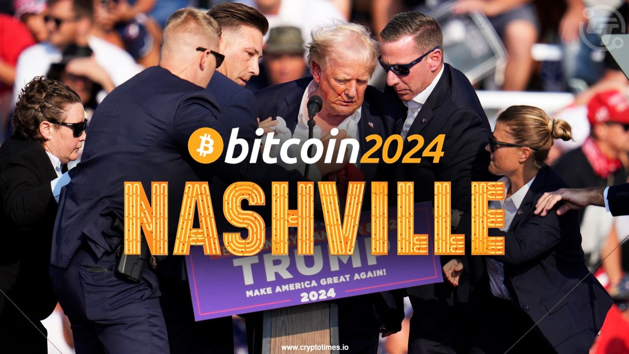 Donald Trump Will Attend The Bitcoin 2024 Nashville Event Despite The Assassination Attempt On Him.
