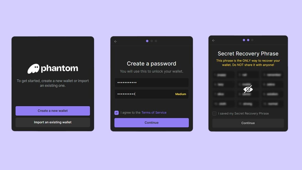 Create a New Phantom Wallet