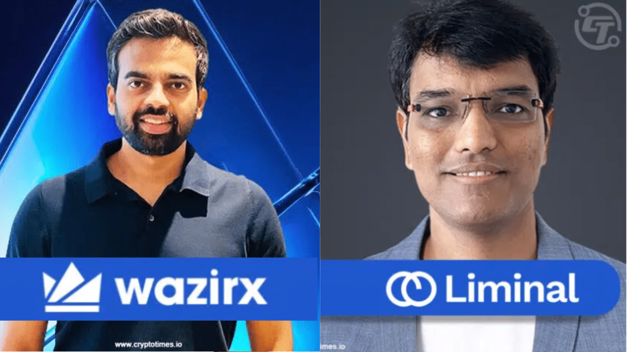 WazirX co-founder Nischal Shetty and Liminal Custody founder Mahin Gupta.