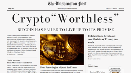 Washington Post Calls Crypto Worthless; Let'S Bust Their Lies