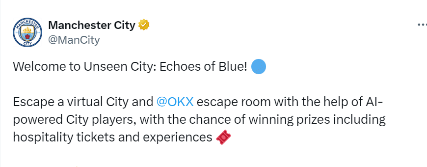 X Post of Manchester City