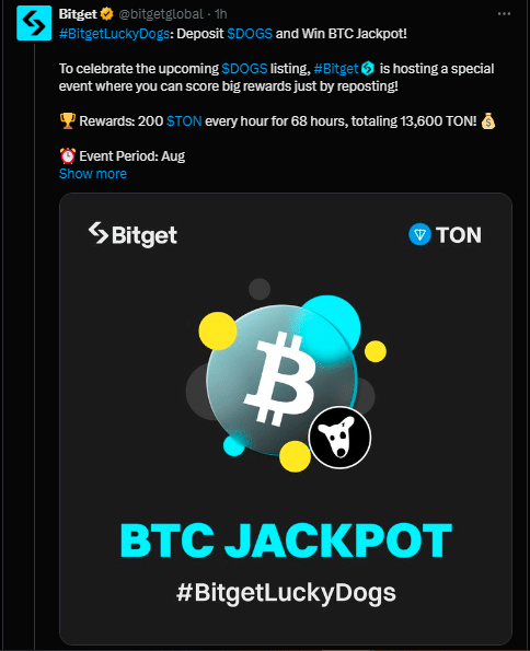 Bitget'S Twitt