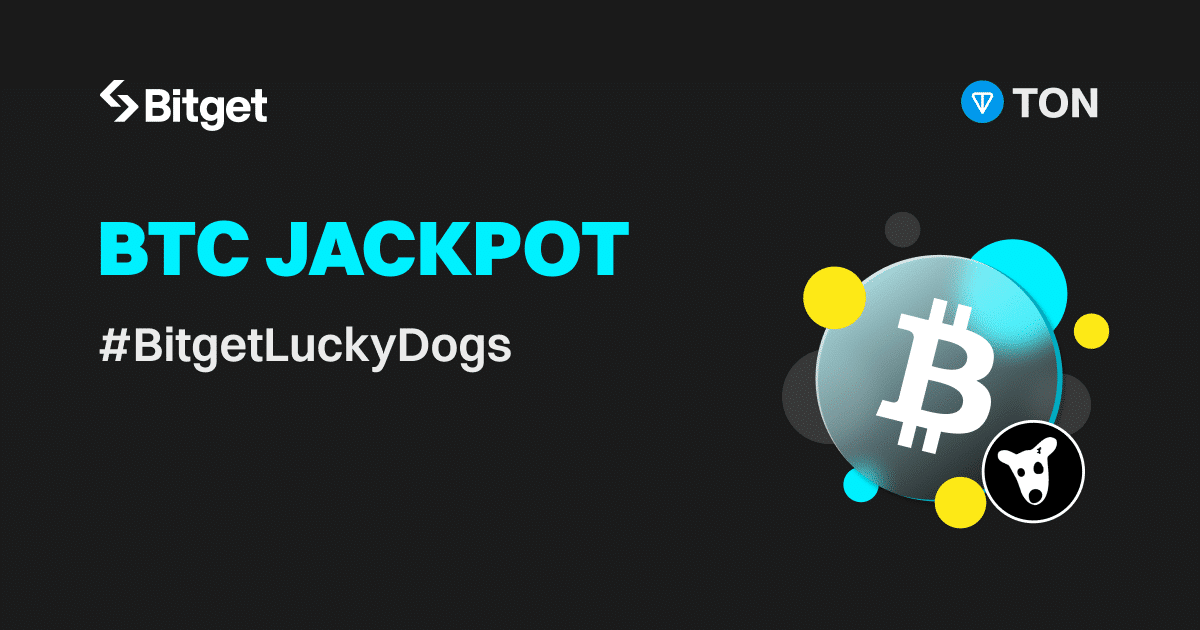 #Bitgetluckydogs Offers Btc Jackpot For Upcoming $Dogs Listing