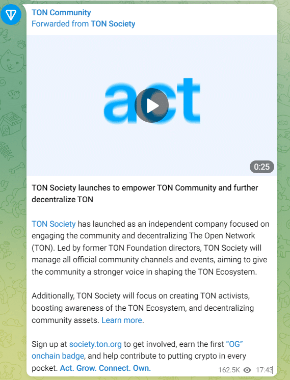 Ton Society Launched To Empower And Decentralize The Ton Community 2 Ton Society Launches To Empower The Ton Community
