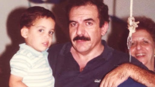 Bukele with his father