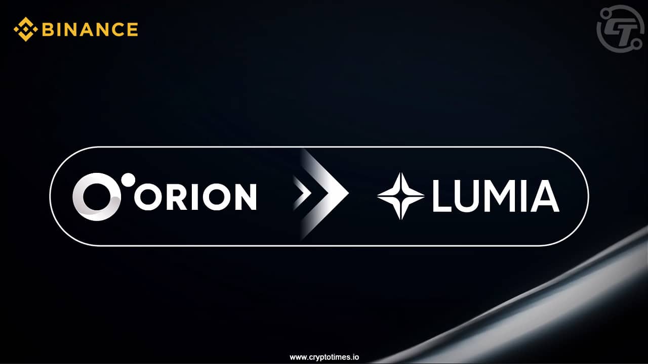 Binance To Support Orn Swap And Lumia Rebranding
