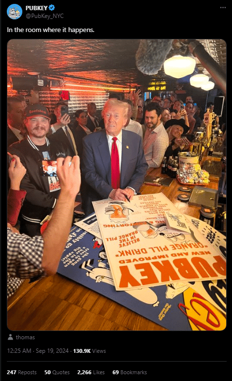 Donald Trump Public Show