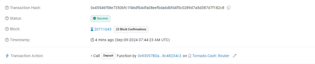 Eth transaction - etherscan