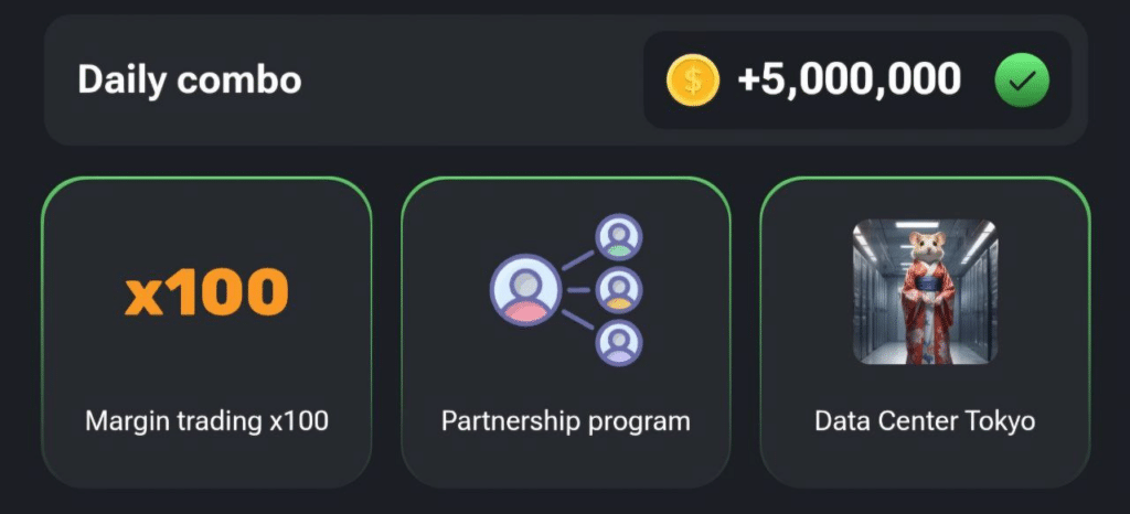 Hamster Kombat Daily Combo Today