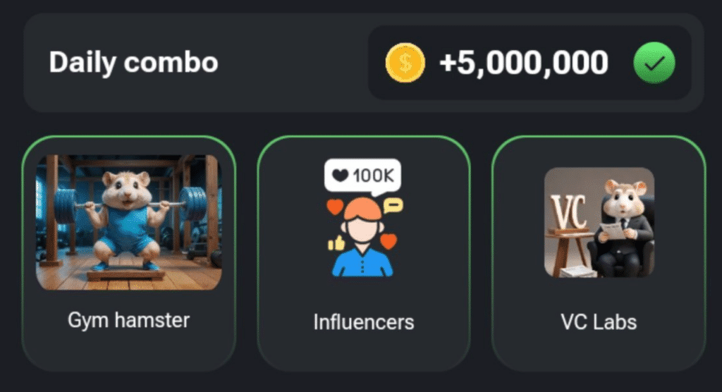Hamster Kombat’s Daily Combo