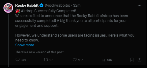 Rocky Rabbit Airdrop