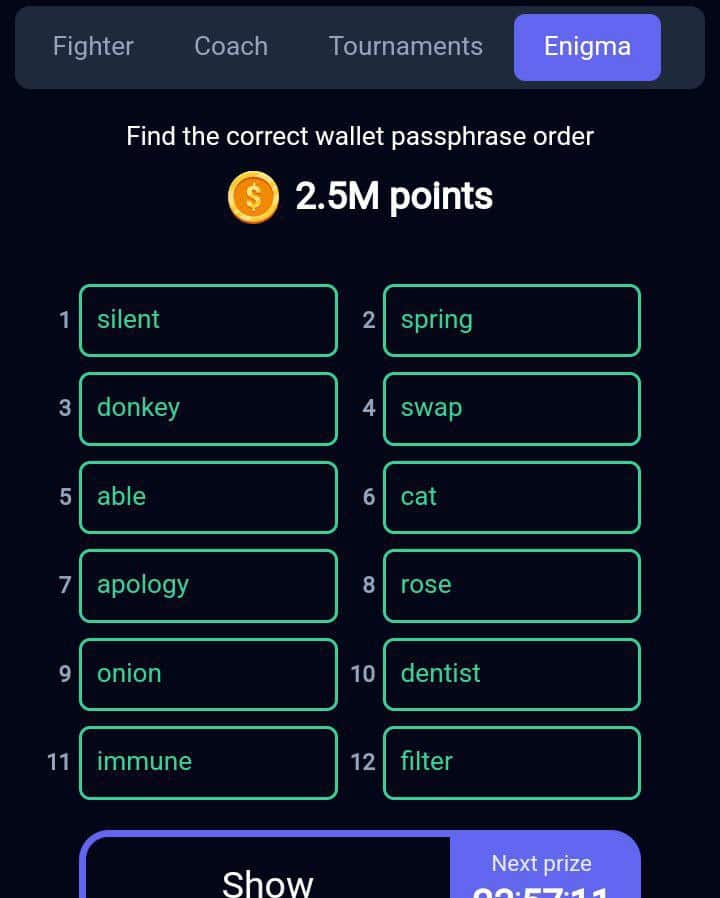 Rocky Rabbit Enigma Puzzle