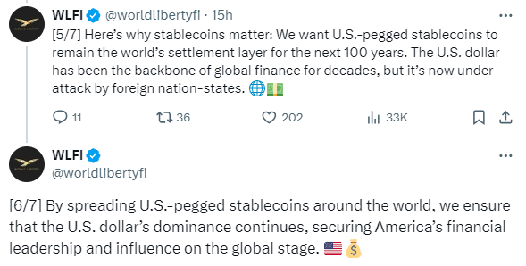 Trump Familys Defi Project Pushes Us Pegged Stablecoins