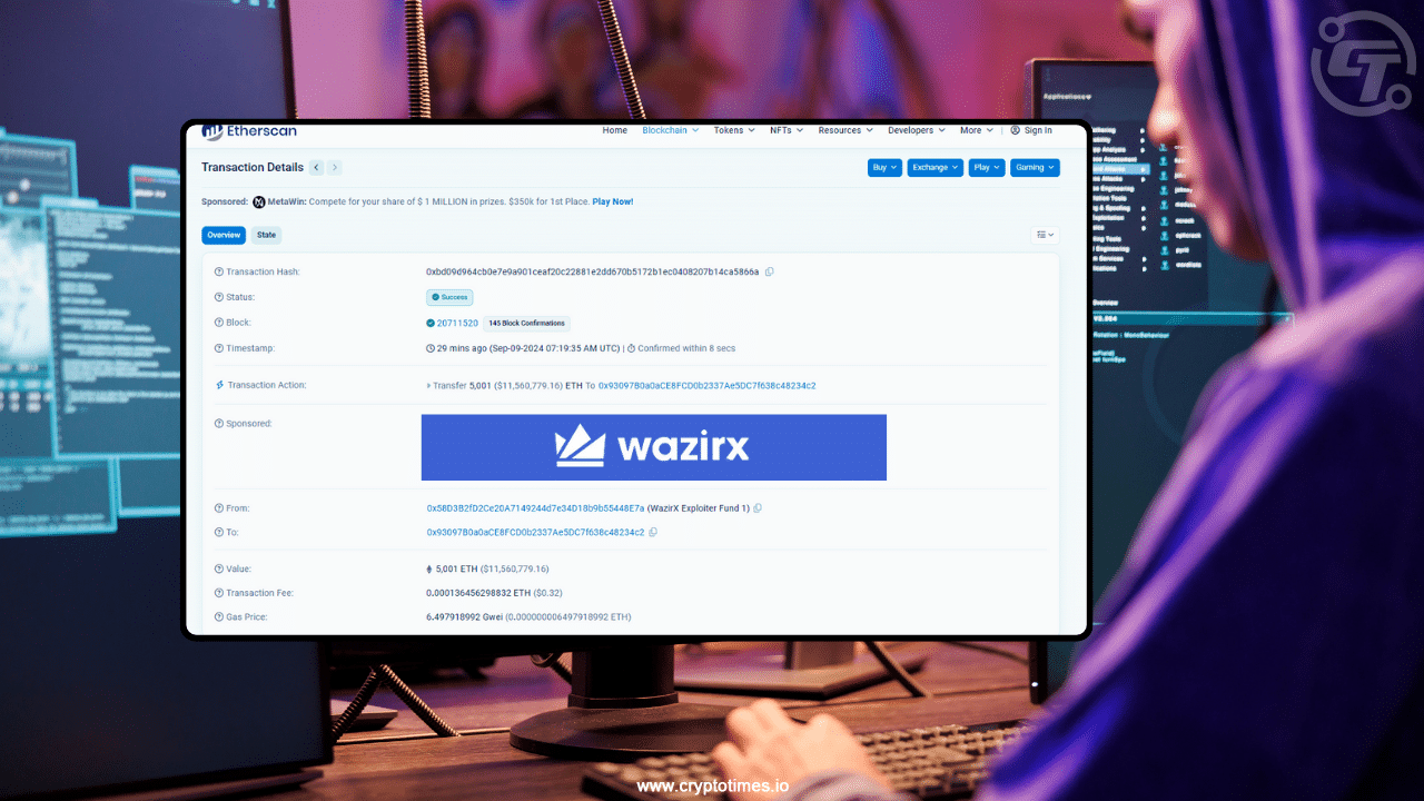 Wazirx Hacker Moves Another Rs 100 Crore For Money Laundering 2