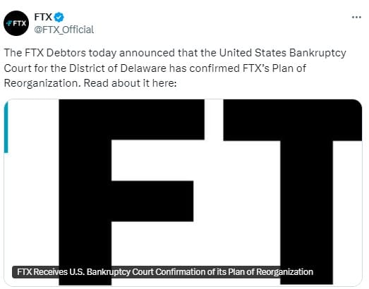Ftx Receives Approval For $16.5 Billion Repayment Plan To Customers