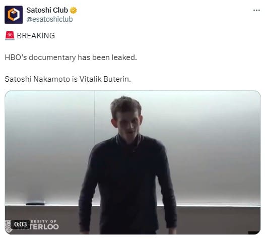 Hbo’s Satoshi Nakamoto Documentary Sparks Meme Frenzy Online