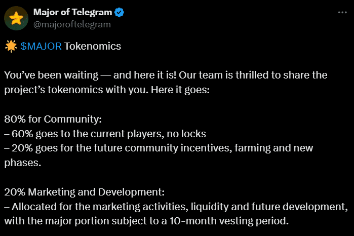 Major Of Telegram'S Twitt