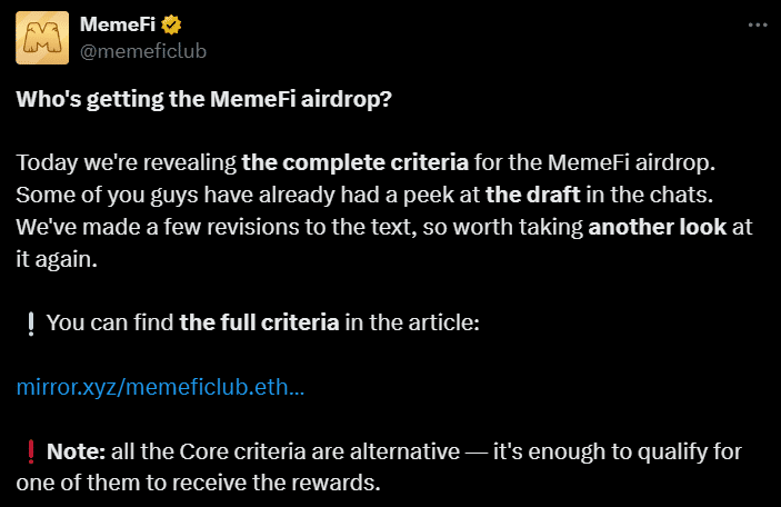 Memefi'S Twitt