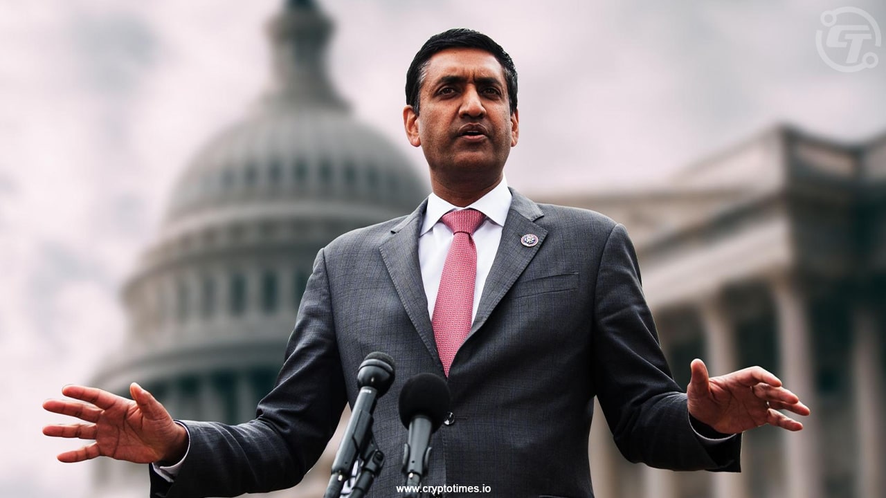 Ro Khanna Becomes First Democrat To Support Bitcoin Reserve