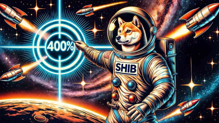 Shiba Inu coin with potential 400% price surge
