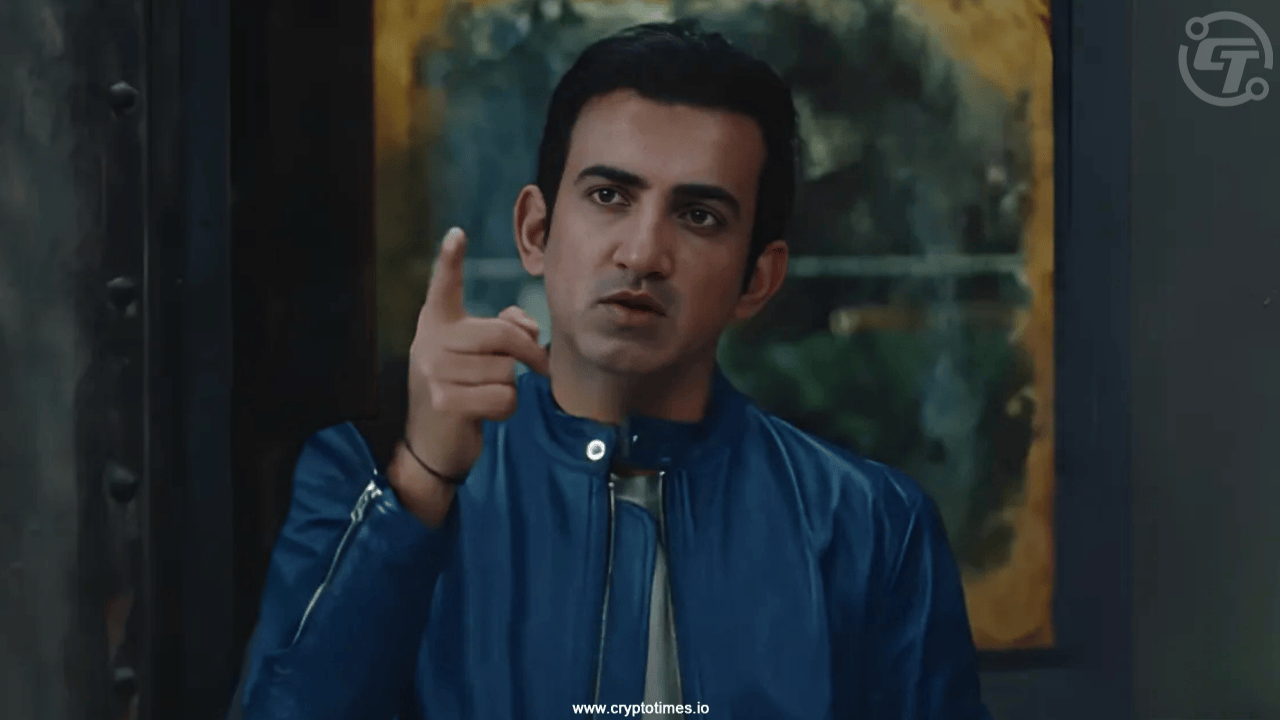 Indian Cricket Team Coach Gautam Gambhir Endorses Crypto Exchange Coindcx.