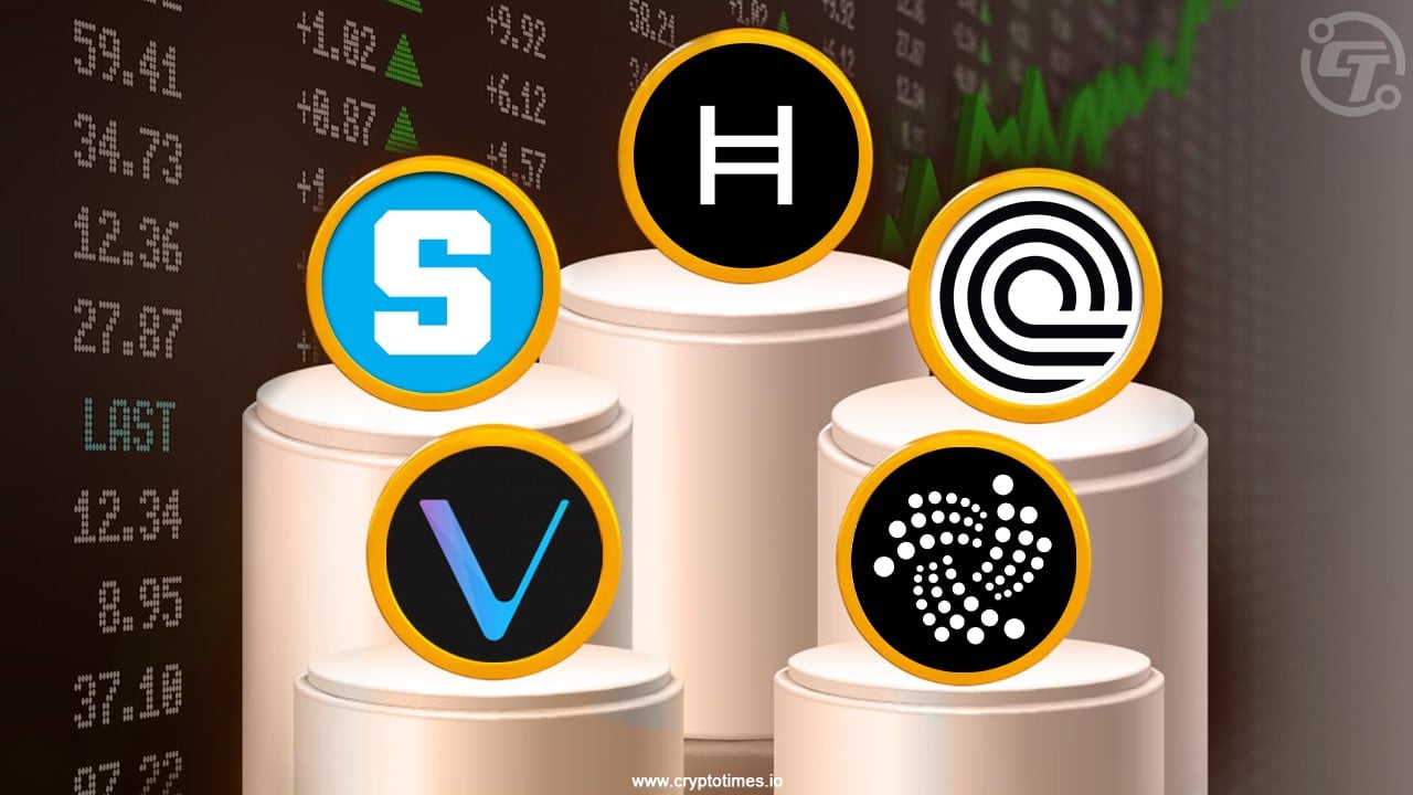 Altseason Frenzy: Iota, Hbar, Sand, Vet &Amp; Ondo Surge Over 30%