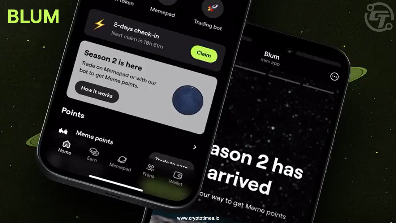 Blum Launches Season 2 With Meme Points And Big Rewards