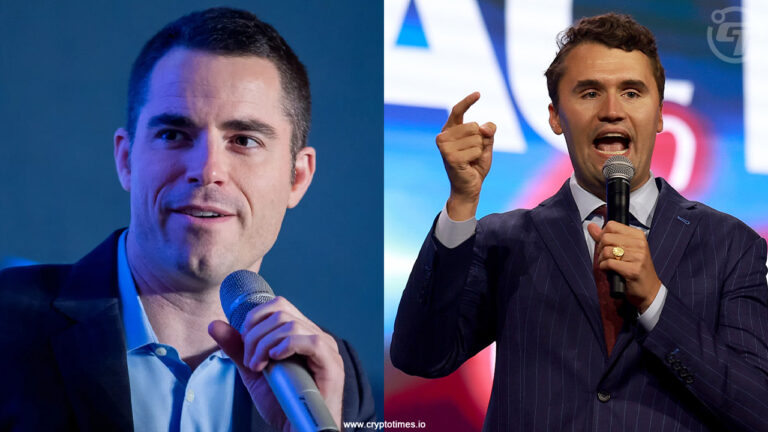 From Left is Charlie Kirk and on the Right is Roger Ver